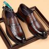 Men's Leather High-end Business Dress Casual Leather Shoes Men's Shoes Soft Leather British Loafers