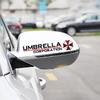 1 пара автомобильных зеркал заднего вида Umbrella Corporation, светоотражающие наклейки, украшение