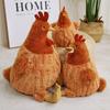 Cecil Chicken Simulation Hen Doll Funny Chick Doll Children's Plush Toy Birthday Gift Accompanying Doll