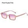 Eyewear UV400 Gradient Square Sunglasses Women Shades Rivets Decoration Men Sun Glasses