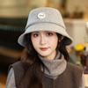 Осенне-зимняя шляпа женская большой окружности головы показывает лицо маленькая шляпа-ведро модная универсальная шляпа-ведро с чувством стиля шляпа-панама