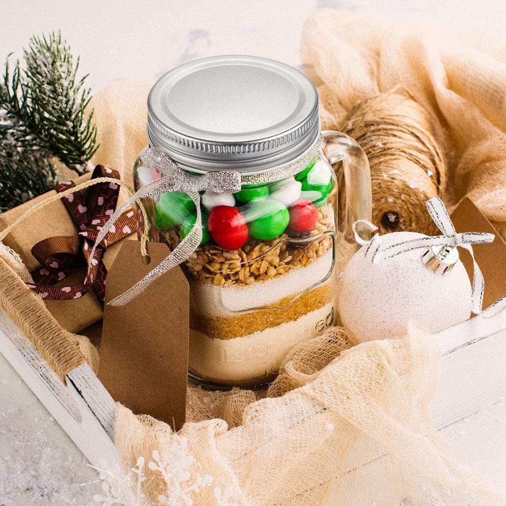 Упаковка из 10 герметичных крышек для консервирования из жести с широким горлом, крышки для банок, крышка для банки Мейсона для хранения продуктов