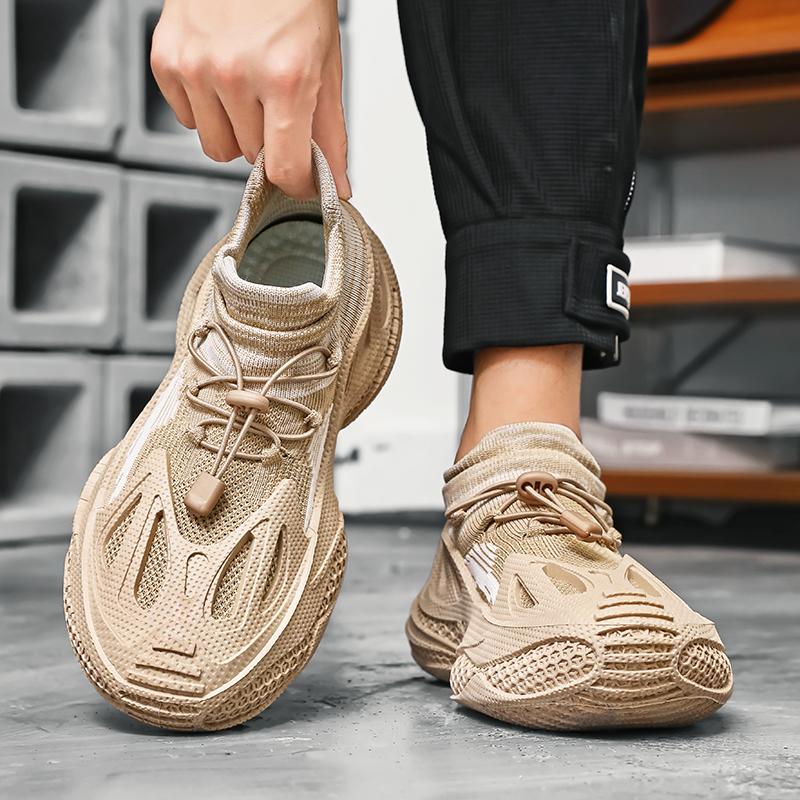 Новая мужская повседневная спортивная обувь Новая Удобная Дышащая Сетчатая подкладка Летний сезон Мужская обувь Универсальная Модная обувь для скейтборда