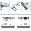 Auto Chrome Plate Car Air Conditioner Vent Trim Panel Keys Plating Strip Replacement For BMW X5 X6 F15 F16 2014-2018 64119332155