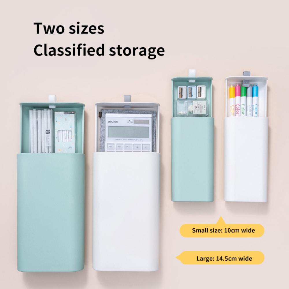 Self-Adhesive Hidden Storage Box Under The Table Makeup Organizer Under Desk Storage Drawer Organizer Box Stationery Storage