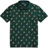 Polo Polo Player Print Slim Fit рубашка поло с коротким рукавом мужские топы зеленый 710953478-001