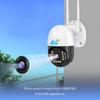 V380 4G Wireless HD Smart Home Camera: 360° Panoramic, Night Vision, Full-Color Outdoor Rotating Dome