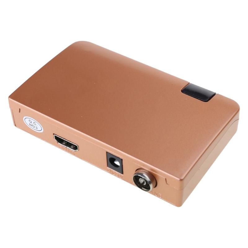 Цифровой РЧ в HDMI Конвертер Сигнала Аналоговый ТВ Приемник Интеллектуальный Тюнер с Пультом для Легкого Переключения Каналов и Настроек