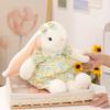 Wear Dress Rabbit Plush Toy Animal Stuffed Doll Bedroom Decoration Gift Kids