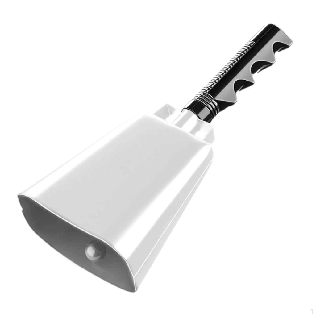 Cheering Bell Cowbell With Handle Noise Maker Instrument Loud Hand for Sporting Events