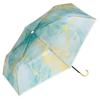 Ink Art Umbrella Mini Blue Folding Umbrella Rain Umbrella Long Usable Rim 49cm Commuting To Work or School Women Nuance Stylish Cute Shiny Sparkly Emo
