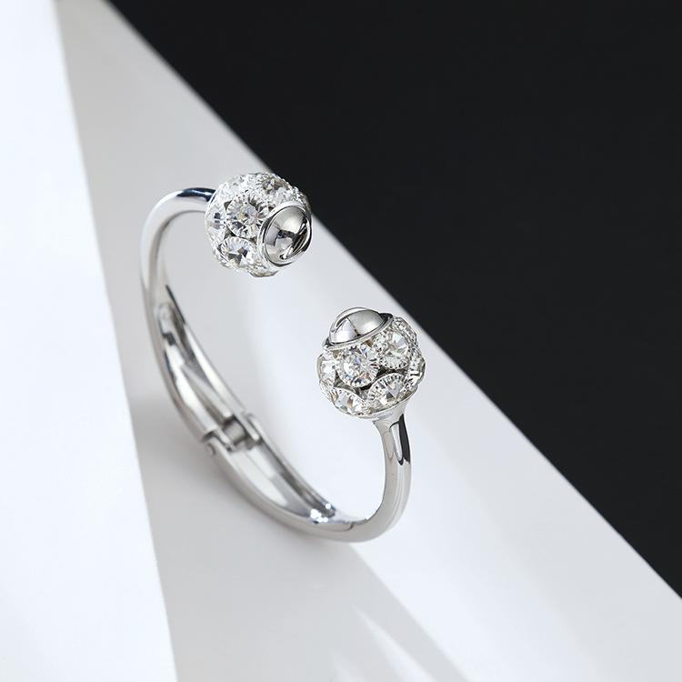 Новый модный простой классический 18-каратный круглый браслет с бриллиантами для женщин ювелирные изделия Ajorca