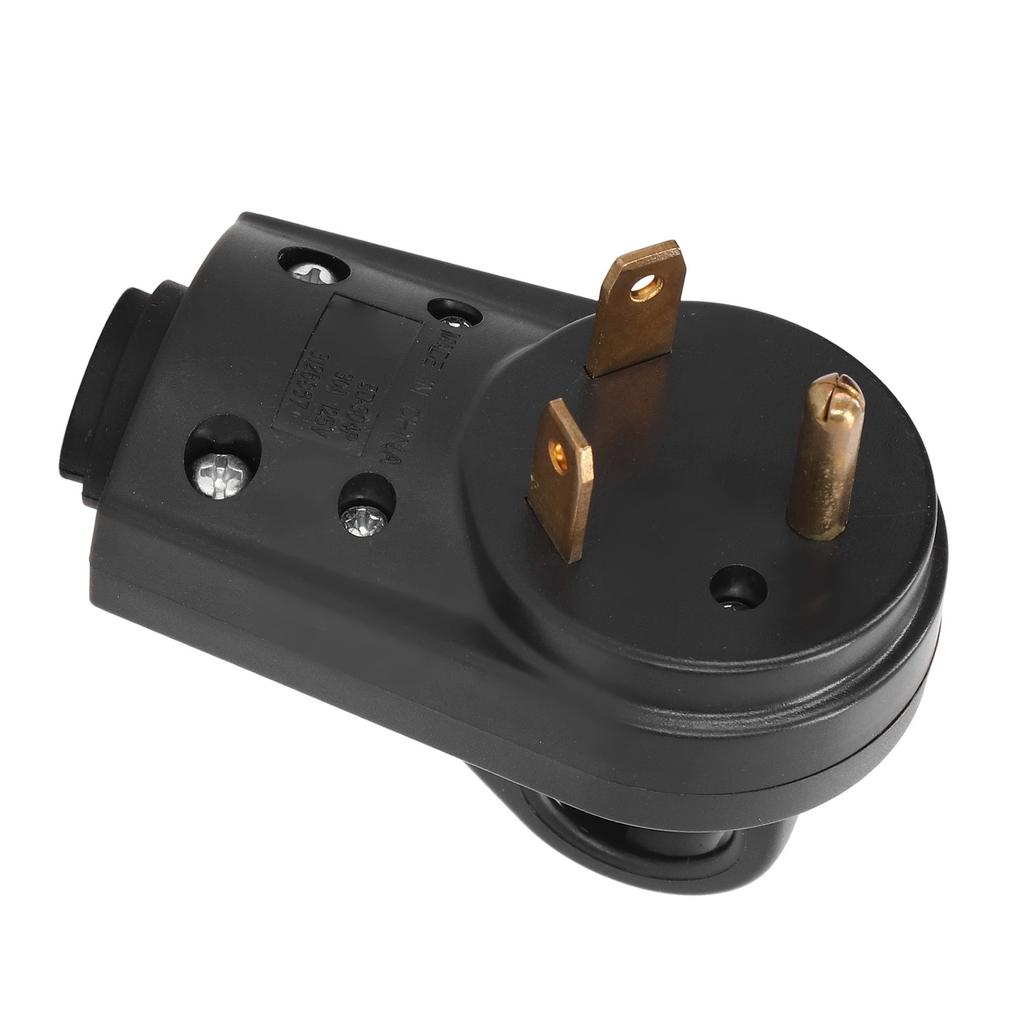 30A RV Plug Male Сменный сверхпрочный 3-контактный электрический разъем с ручкой