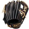 ZETT Neo Status Youth Softball Glove for Second and B Size BJGB70500N Shortstop, Black/Pastel (1932), M,