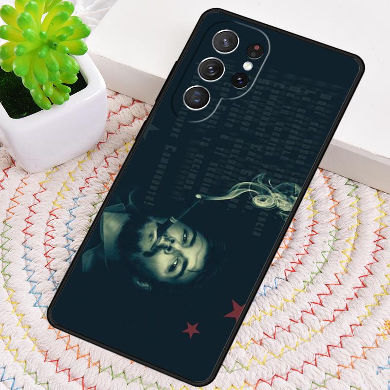 Мягкий чехол для телефона с изображением курящего сигару Че Гевары для Samsung Galaxy note 10 pro S26 Ultra S23 S24 FE S25 S21 S22 PLUS ударопрочный