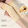 Pair of Knee Warmers Thermal Elastic Non-Slip Braces Protector Knee Pad Compression Sleeve for Women