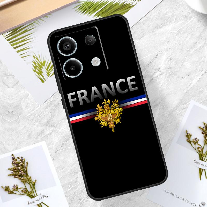 France National Flag Case For Xiaomi Redmi Note 14 13 12 11 10 9 15 Pro Plus Redmi 15 10C 12C 13C 14C 15C Cover