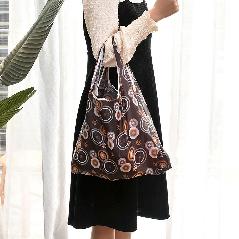 Washable Recycle Bag Eco-Friendly Tote Pouch Reusable Shopping Bag Indoor Outdoor