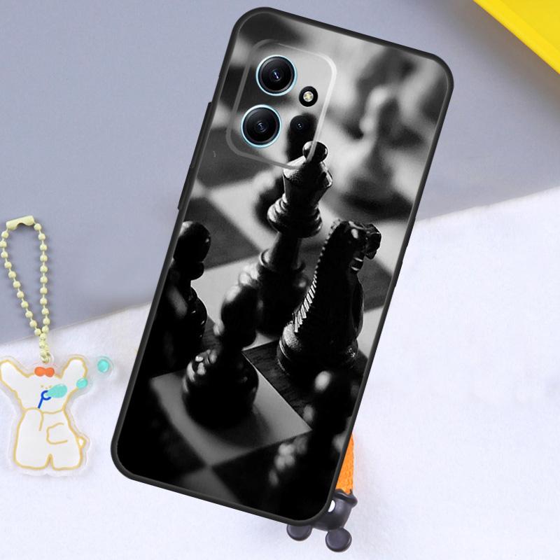 Чехол 'Шахматные фигуры' для Xiaomi Redmi Note 14 13 9 10 11 12 15 Pro Plus Чехол для Redmi 15 C 14C 12C 10C 13C