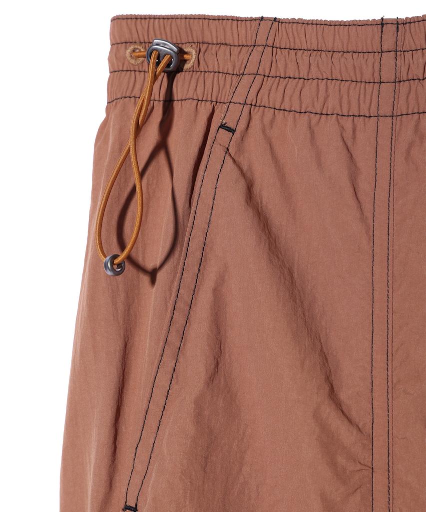 CRITIC Glossy Cargo Pants Brown