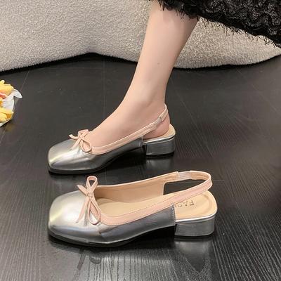 Мода 2024 Женские Летние Новый Стиль Модные Банты Дизайнерские Высокие Каблуки Уличные Повседневные Удобные Вечернее Платье Дамские Сандалии Zapatillas