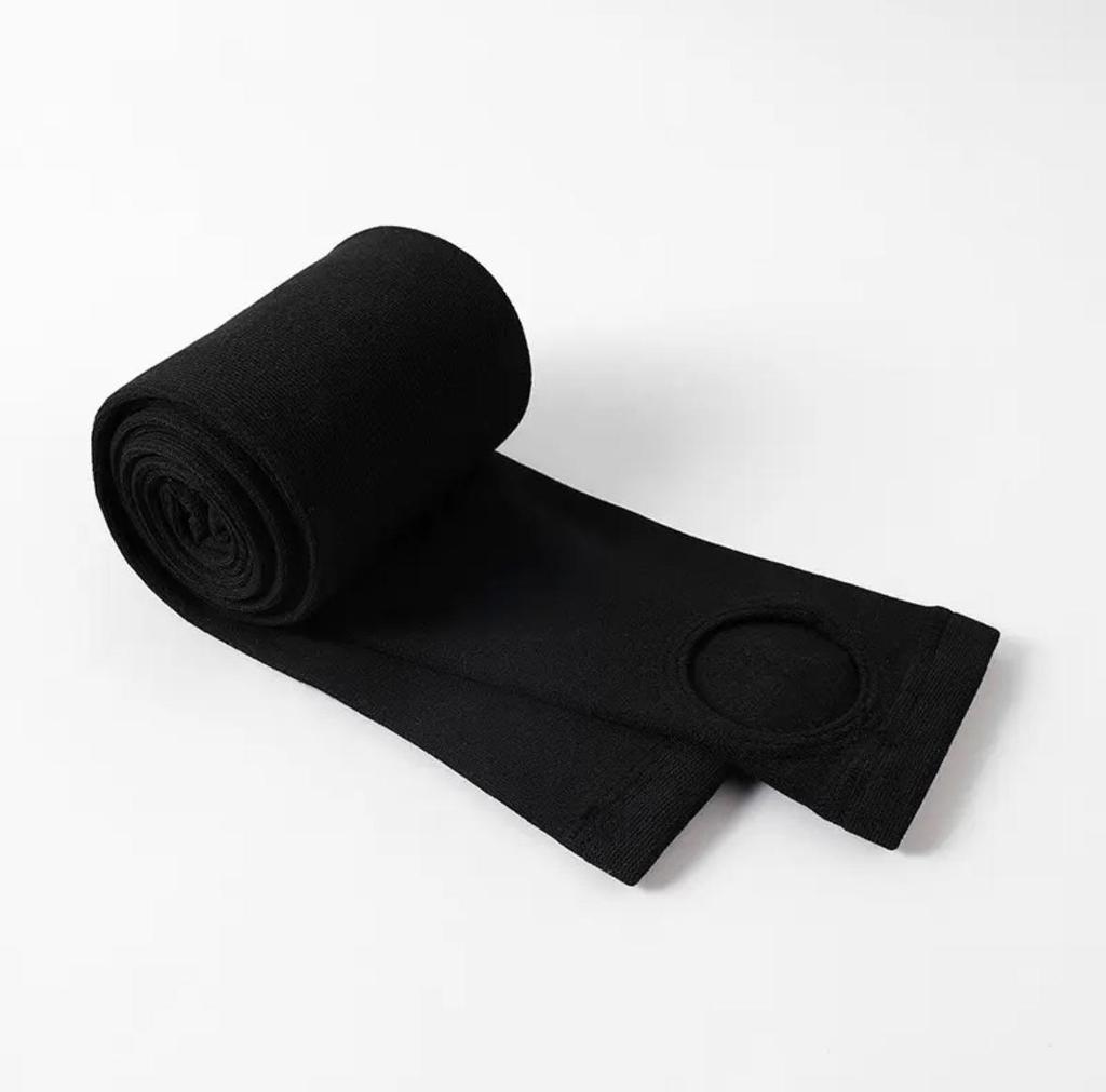 Gray Cotton Leggings - Thick, Warm, Slim-Fit Pantyhose for Autumn and Winter