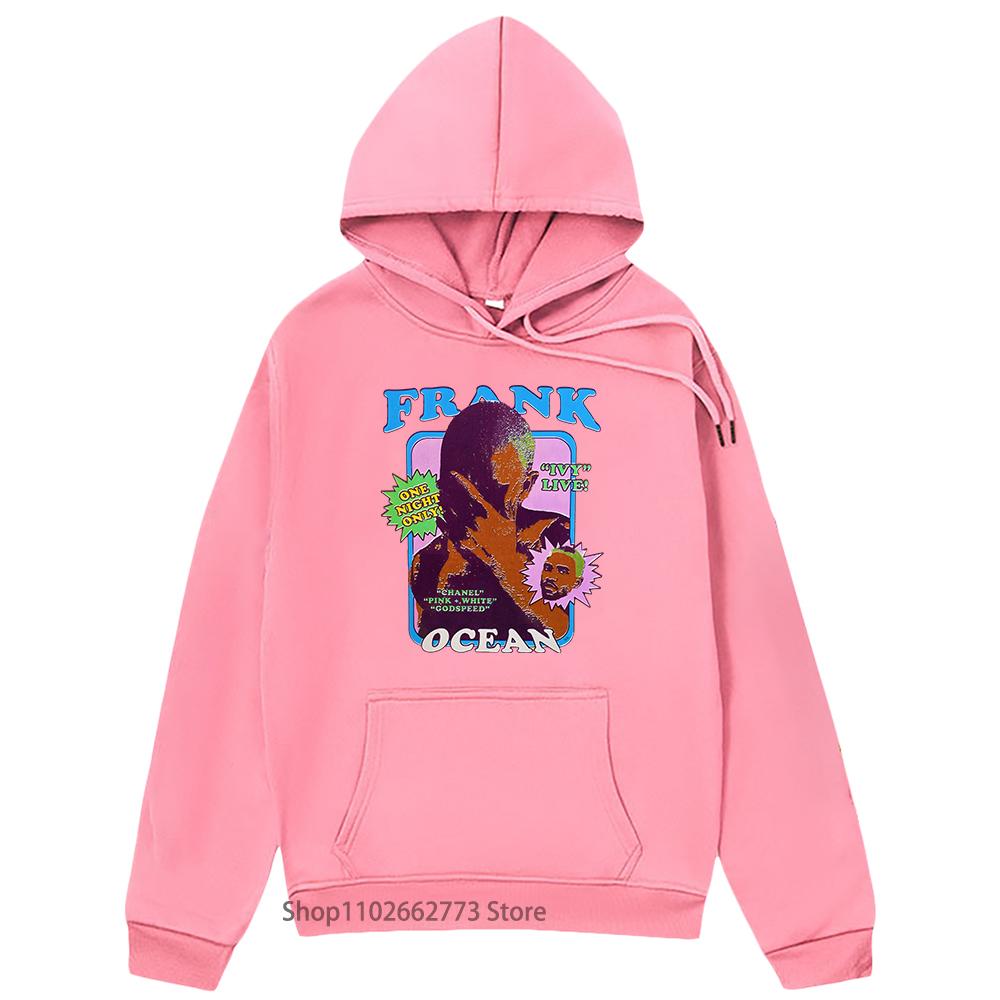Мода Фрэнк О-Оушен Блонд R&B Музыка Толстовки для мужчин Одежда Эстетические толстовки Граффити High Street Одежда