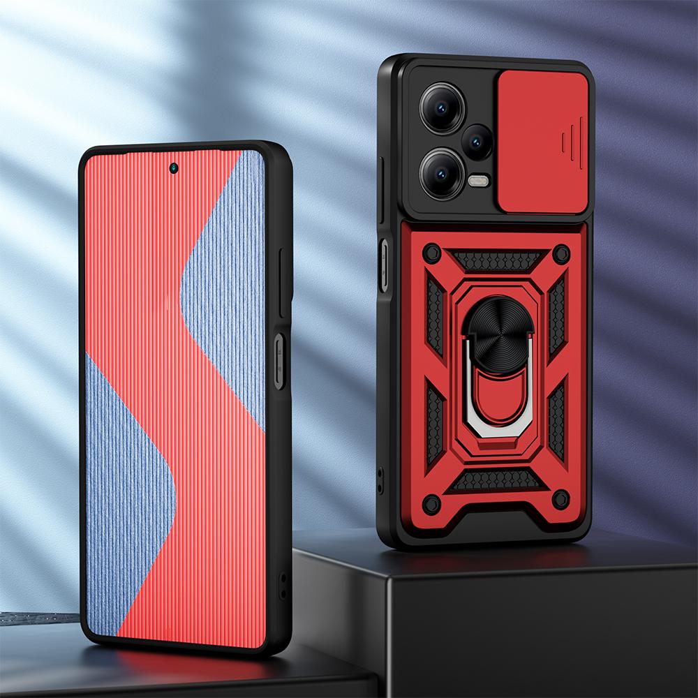 Keysion Case Redmi For Shockproof Note 12 Pro 5g 12s 12 4g Slide Camera Lens Protection Phone Cover For Xiaomi Poco X5 F5 Pro