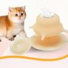 Диспенсер для кошачьего корма, соска для котенка, кормушка для домашних животных, хранилище корма, бионическая соска, поилка для щенков, силикон, 230 мл, миска для домашних животных
