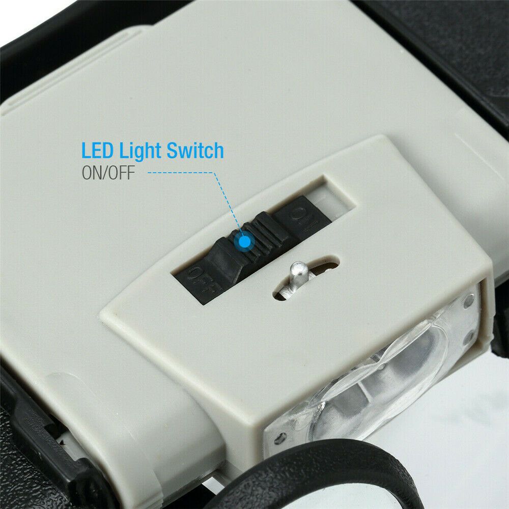 Lamp Head Headband Visor Repair Loupe Jewelers Magnifier Jewelry Tools Magnifying Glasses