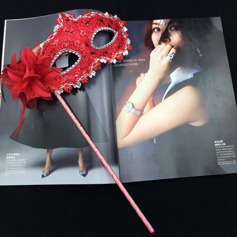 Цветочная ручная маска для женщин и девочек, венецианская принцесса, маскарадные маски