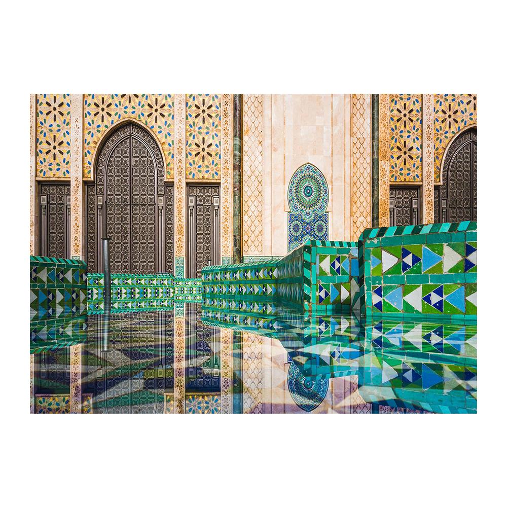 Исламская каллиграфия, холст, картина, Аллаху Акбар, Кааба, священное место, мечеть, плакаты и принты, настенное искусство, декор для гостиной