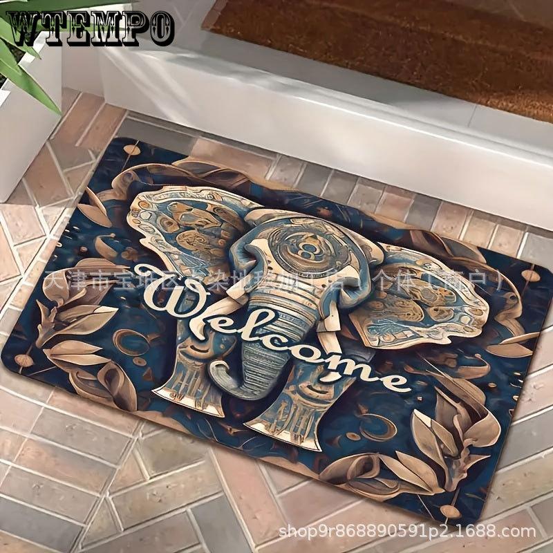 Semi-circular Floor Mat Entrance Door Mat Dirt Resistant Door Mat Kitchen Door Mat