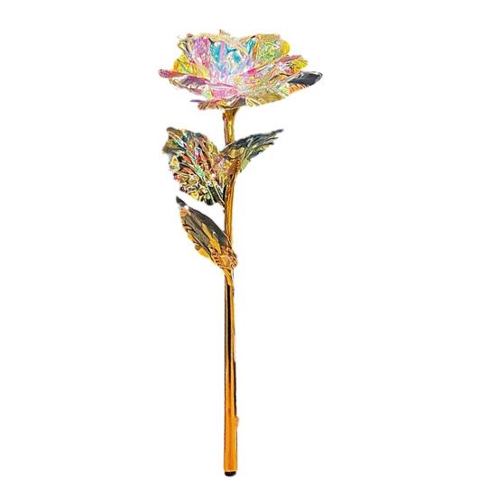 Искусственная разноцветная роза, радужные розы, подарок на День матери, День благодарения, День святого Валентина, день рождения.