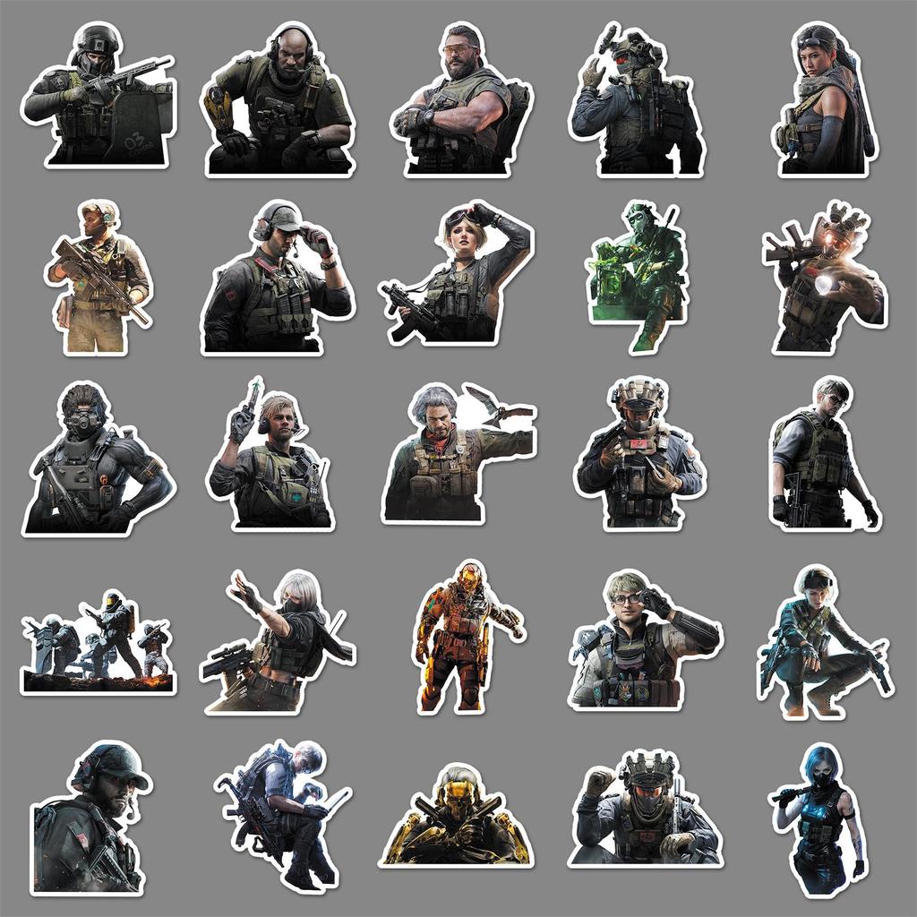 Наклейки для игры в стрельбу Delta Force - 50 классных модных дизайнов для компьютеров и бутылок с водой