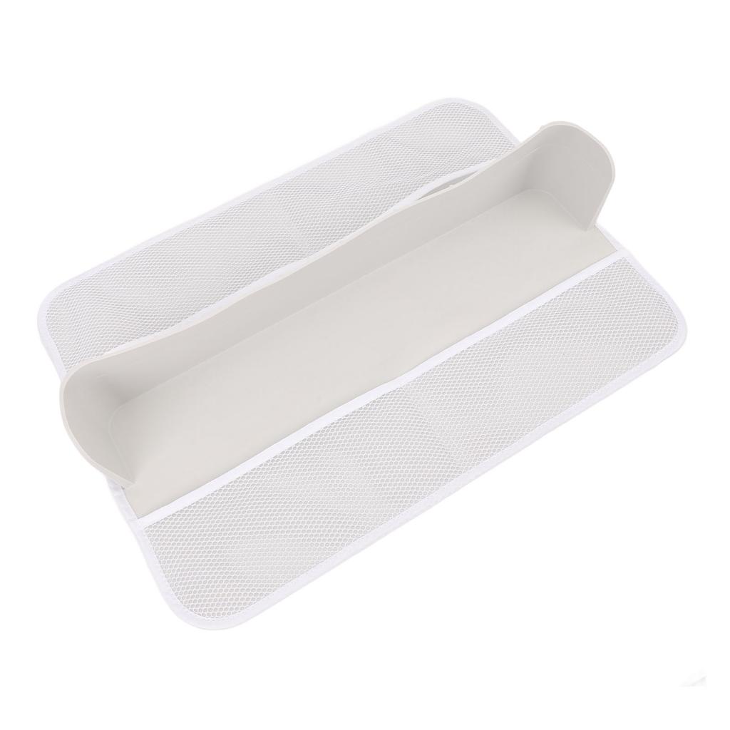 Bathtub Splash Guard with Mesh Pockets Kids Bath Tub Shelf Toy Holder Storage Fun for Toddlers