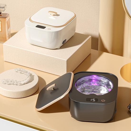 Профессиональный ультразвуковой очиститель фиксаторов с таймером, высокочастотная водонепроницаемая машина для чистки ювелирных изделий с вилкой стандарта США