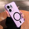 Самодельный силиконовый чехол-кольцо с магнитом для infinix SMART 9 HD, противоударный, с защитой углов (подушки безопасности)