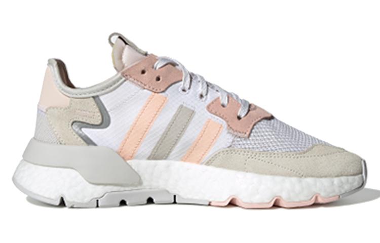 adidas Nite Jogger Белый с розовым Icey Pink Женские EG9199