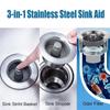 Leak-proof Plug Filter Sink Bouncing Core Drain Basket Easy To Clean Sink Strainer