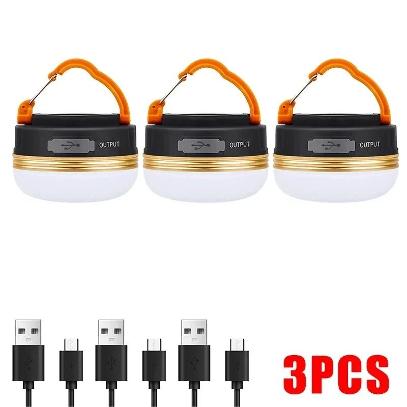 10W LED Portable Camping Light Built-in 1800mAh Battery USB Rechargeable Tent Lantern Outdoor Hiking Night Hanging Camping Lamp
