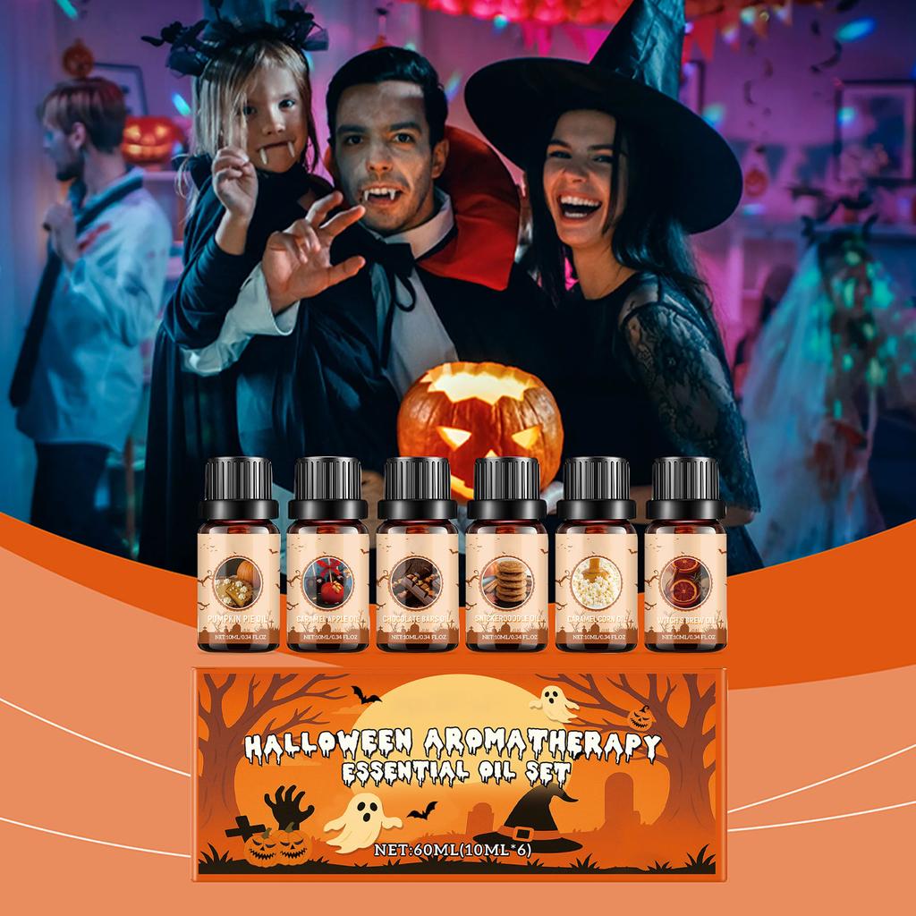 Набор фестивальных сывороточных масел, Диффузор для сывороточного масла, Ароматерапевтическая масляная свеча, Мыло для DIY, Подходит для гостиной, вечеринки и в качестве подарка, 10 мл*6 шт.