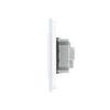 Livolo Israel Standard Power Socket,Crystal Glass Panel, AC 100~250V 16A, VL--C7C1ILWF,with the Waterproof Cover,Light Switch
