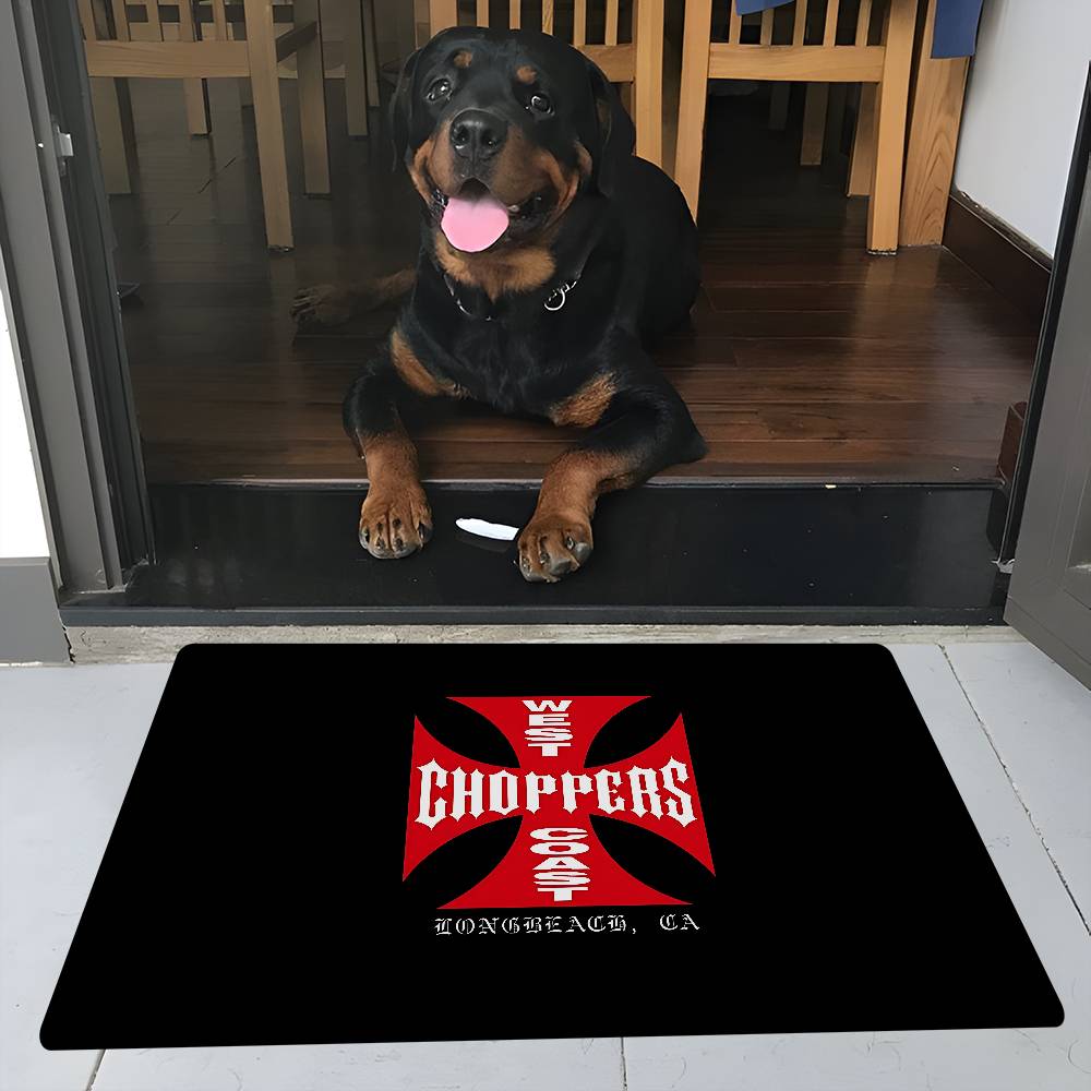 Коврик для пола West Coast Choppers в скандинавском стиле, домашний придверный коврик, коврики для ванной-туалета, коврик для декора спальни, отеля