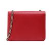 Gucci Interlocking G Leather Chain Crossbody Bag In Red For Women Daily Use