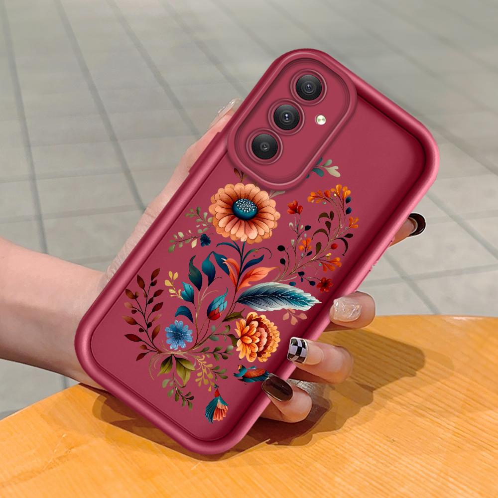 Мягкие силиконовые квадратные лестницы с мультяшным узором, полное покрытие, защита камеры, противоударный чехол для Huawei Honor Xiaomi Redmi Samsung