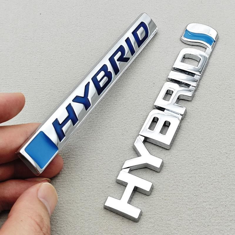 3D Металлическая Наклейка на Автомобиль Логотип HYBRID Наклейка на Крыло Боковая Задняя Часть Багажника Шильдик Эмблема Для Toyota RAV4 Prius Camry Accord Sienna Авто Аксессуары