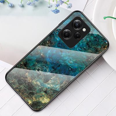 Для Xiaomi Poco X5 Pro 5G/Redmi Note 12 Pro Speed 5G Чехол для телефона с мраморным узором Закаленное стекло+ПК+ТПУ Чехол для телефона