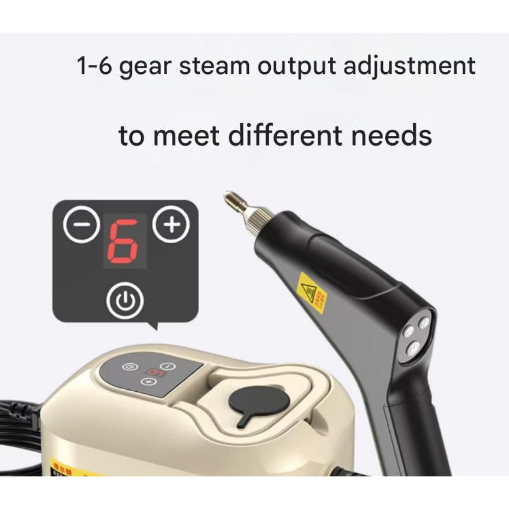 Высокотемпературная паровая чистящая машина с интеллектуальным цифровым дисплеем, кухонная вытяжка, ручка для ванной комнаты, управляемый переключатель, чистящая машина