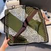 70x70cm Lightweight Silk-Look Square Scarf Women French Chic Hair Band Office Accessory Viscose 96%